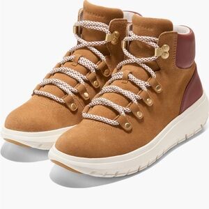 NWT Women Cole Haan Grand Raelyn leather Waterproof Hiking Boot Sz 8